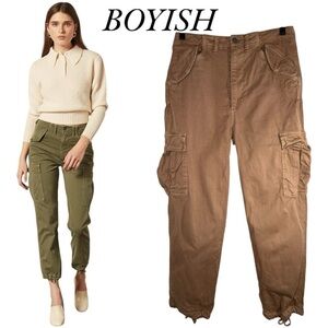 Boyish The Kai High Waisted Cargo Pants Labyrinth size 28